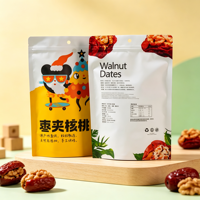 Sachet d'emballage vertical personnalisé en PET et CPP de qualité alimentaire avec logo sur mesure et service de personnalisation de la capacité pour l'emballage du lait et des hamburgers