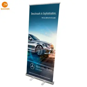 Custom Outdoor Vinyl PVC PP Roll Retractable Banner Stand Advertising Display Pull Up Banner