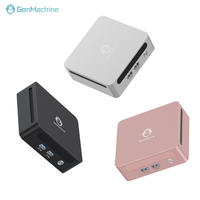 Mini-ordinateur de jeu GenMachine AMD Ryzen 5 4500U 6 cœurs DDR4 SSD Mini PC Wifi 6 BT 5.2 3 écrans 2HD 2USB3.0 Type-C Professionnel