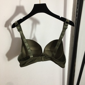 Nouvel ensemble de lingerie bikini pour femme : soutien-gorge à bretelles orné de strass brillants + culotte triangle - Product Image 5