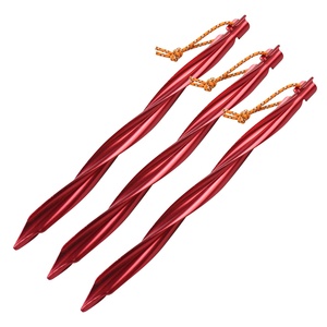 Aluminum Alloy Ground PEGS Outdoor <b>Canopy</b> <b>Tents</b> Spiral 25cm Rope V-Shaped Lightweight Triangular Accessories - Product Image 5