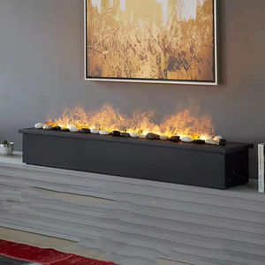 Inserto de <span class=keywords><strong>chimenea</strong></span> eléctrica LED de estilo contemporáneo 1M <span class=keywords><strong>Cassette</strong></span> de vapor de agua de llama 3D realista para uso doméstico - Product Image 5