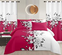 Großhandel Bedrucktes Luxus 8-teiliges Bettwäsche-Set aus Baumwolle Drap De Lit En Coton En Gros