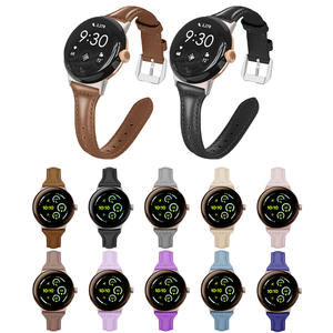 Bracelet de remplacement en cuir véritable Upro Slim pour Google Pixel Watch 4 45 mm 41 mm, accessoires de montre tendance pour femmes - Product Image 6