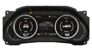 12.3 "công cụ kỹ thuật số cụm cho Nissan tuần tra Y62 2011 - 2022 LCD Speedometer tay phải điều khiển tay trái điều khiển - Product Image 4