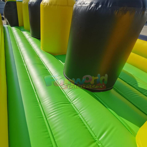 Outdoor Carnival Party <b>Inflatable</b> Danger Zone Giant Obstacle Course Big Baller <b>Games</b> Portable 500KG Capacity Commercial Use - Product Image 5