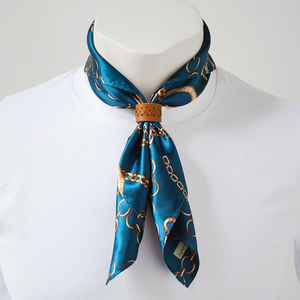 Sciarpa da uomo in raso di seta lucido, foulard di design con motivo Paisley, bandana da collo in raso di seta, bandane personalizzate per capelli e testa - Product Image 4
