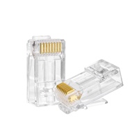 Échantillon Gratuit Connecteur RJ45 Cat6 8P8C UTP Non Blindé Câble LAN à Trois Broches pour Applications Réseau