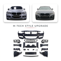 Kit de pare-chocs modifié style M3C pour BMW Série 3 F30 F35 320i 340i 2012-2019, mise à niveau kit M Sport, pièces détachées M Tech