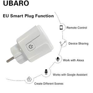 Smart <b>Wifi</b> Socket Eu <b>Plug</b> With Voice Control And Timer Function For Home Automation - Product Image 2