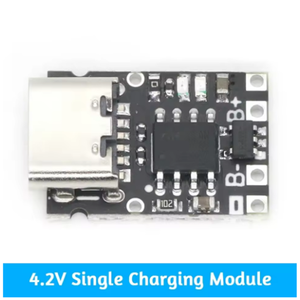Panel de Carga Ultra Pequeño para Baterías de Litio, Módulo Cargador de Baterías de Litio Ternarias de 1A, 3.7V-4.2V, Tipo-C con Placa de Protección - Product Image 4