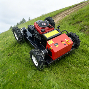 Беспроводная бензиновая газонокосилка на гусеничном ходу с дистанционным управлением и травосборником – Высокоэффективное кошение в Шаньдуне, Китай - Product Image 5
