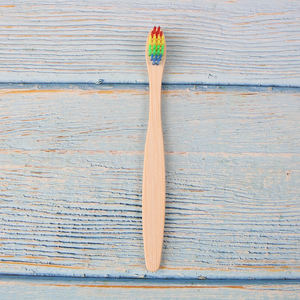 <span class=keywords><strong>Cepillo</strong></span> <span class=keywords><strong>de</strong></span> <span class=keywords><strong>dientes</strong></span> personalizado <span class=keywords><strong>con</strong></span> mango plano para niños, cerdas <span class=keywords><strong>de</strong></span> <span class=keywords><strong>aguja</strong></span> <span class=keywords><strong>de</strong></span> arcoíris, nuevo diseño OEM - Product Image 4