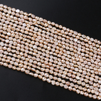 Fil de Perles Baroques Naturelles d'Eau Douce 4-5 mm en Gros