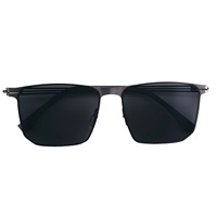 2025 New Men's Ins Style Sunglasses Sun Protection Large Frame Nylon Glasses UV400 Polarized Lenses TR90 <strong>Douyin</strong> <strong>Hot</strong> Style