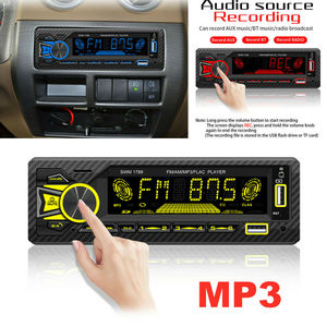 Reproductor de <span class=keywords><strong>MP3</strong></span> para Auto SWM-1789 1Din Mini Radio FM Estéreo Compatible con USB/TF/AUX Llamadas Manos Libres Luz de Color Cambiante - Product Image 4