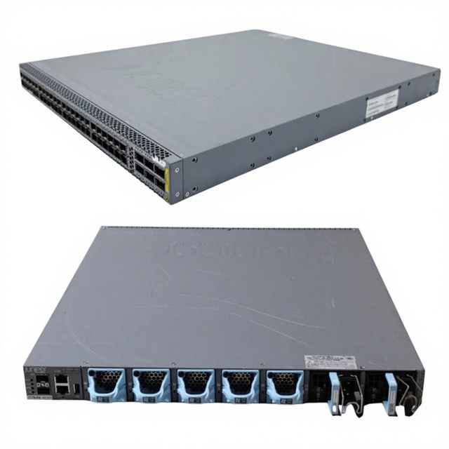 New Juniper QFX5100-48S-AFI Rackmountable Stackable Ethernet Managed Switch 48 X 10G 40G QSFP+ Uplinks SNMP QoS VLAN Support