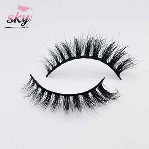 高級リアルミンクラッシュプレミアムソフト3D再利用可能残酷フリー5D防水軽量ウィピーナチュラルルッキングパーティーデイリー - Product Image 5