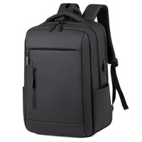 Sac à dos professionnel unisexe, sacoche pour ordinateur, sac de voyage 20-39L, imperméable, fermeture éclair en PU, livraison directe d'usine, design de logo personnalisé