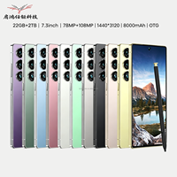 Nouveau S25 Ultra 2026 22G+2TB Android 16 Écran 7,3 pouces Deca Core Prise en charge des bandes 5G LTE mondiales Reconnaissance d'images IA Stylet intégré En stock