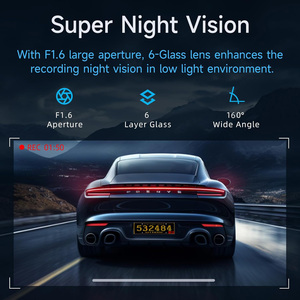 E-Too Super-Factory Meilleur prix Caméra embarquée DVR Boîte noire de voiture Caméra DVR 1080P 1440P 2160P 4K Vision nocturne <span class=keywords><strong>Xiaomi</strong></span> Dash Cam 4K - Product Image 2