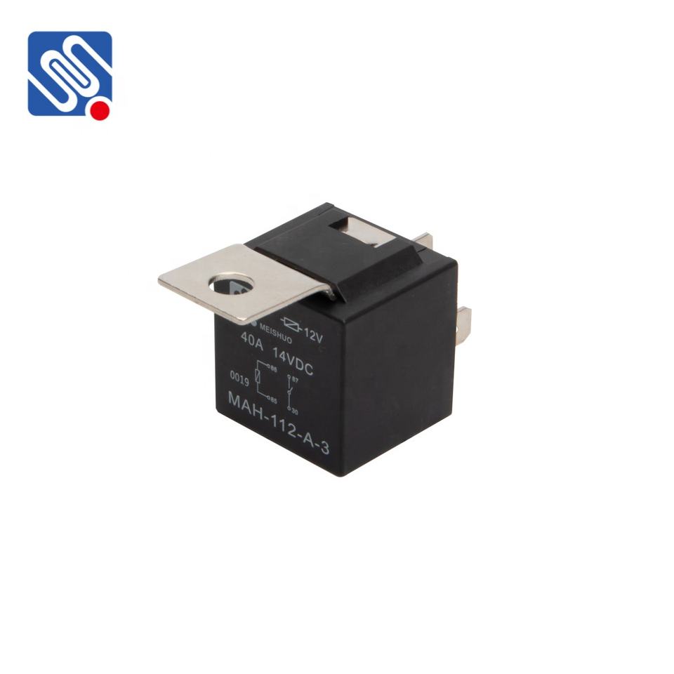 New Meishuo MAH-112-A-3 12V 4Pin 40A Rated Sealed Auto Relay for Car Control System