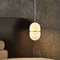 Usine directe espagnol marbre lustre lumière luxe plein cuivre Restaurant bar chambre étude concepteur lampe de chevet