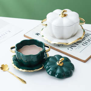 Tigela De Cerâmica Com Tampa Estofado Louça De Abóbora Cozinha Doméstica Tigela De Sopa Infantil Salada Louça - Product Image 2