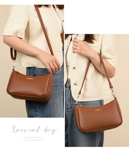 Nuevo Bolso de Mensajero para Mujer, Diseño Ligero y de Lujo, Bolso de Hombro de Cuero PU, Bolso Cruzado de Moda para Dama - Product Image 2