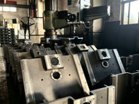 Pièces en acier coulé robustes, composants structurels de machines industrielles, usinage CNC personnalisé, certifié IATF16949
