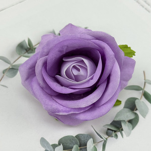 LO-777 Vente en gros de têtes de <span class=keywords><strong>roses</strong></span> artificielles en soie faites à la main pour mariage, Saint-Valentin, boîte à fleurs et décoration de gâteaux - Product Image 6