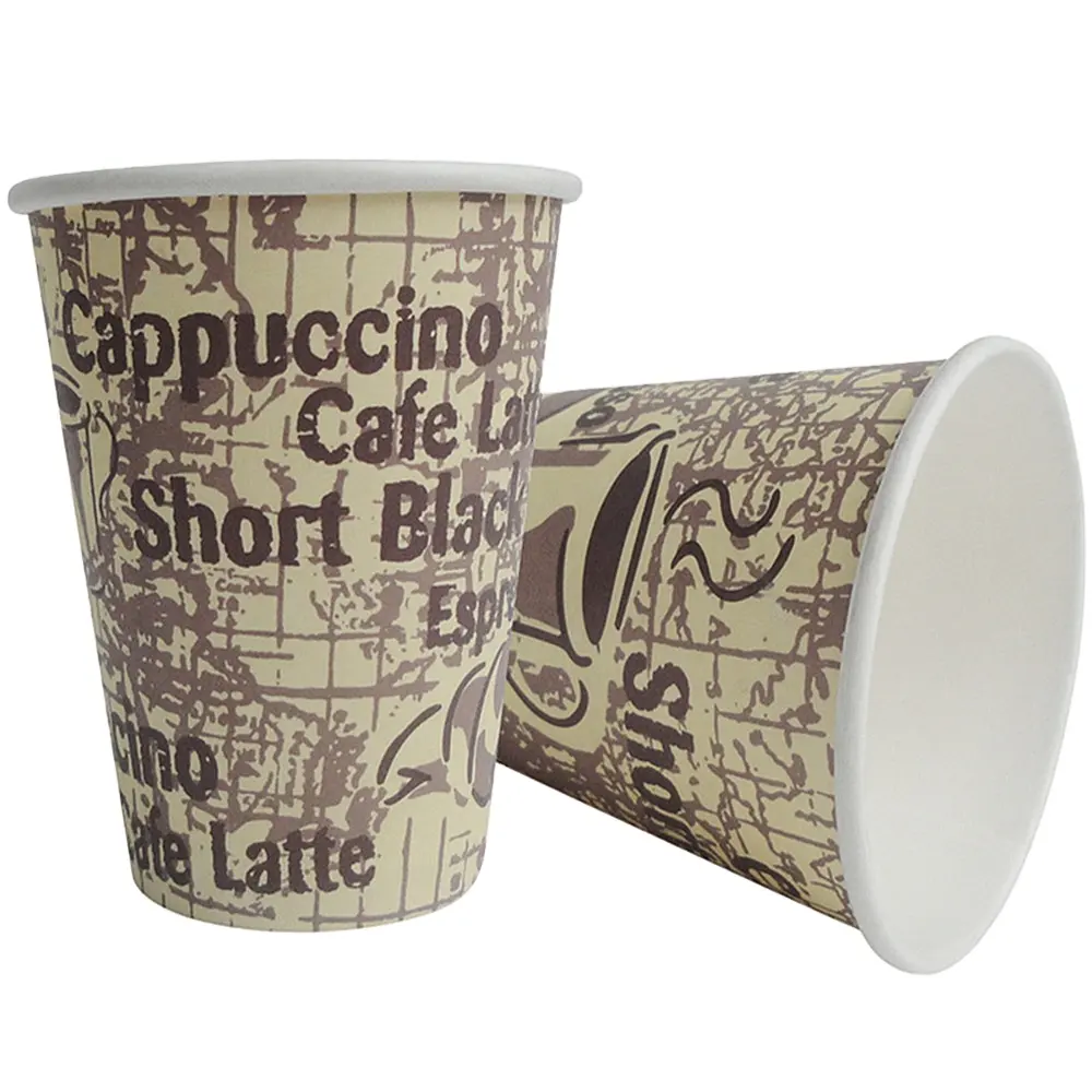 Taza de café de Navidad con tapa, taza de papel Anqing a la venta