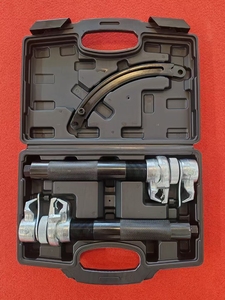 Juego de 3 piezas de compresores de muelles helicoidales con abrazaderas y protector de seguridad para reparación automotriz - Product Image 4