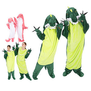 Mayorista Manta Tiburón Franela Sudadera con Capucha Saco <span class=keywords><strong>de</strong></span> Dormir Animales Cosplay Disfraz <span class=keywords><strong>de</strong></span> Dormilón <span class=keywords><strong>para</strong></span> Adulto y Niño - Product Image 1