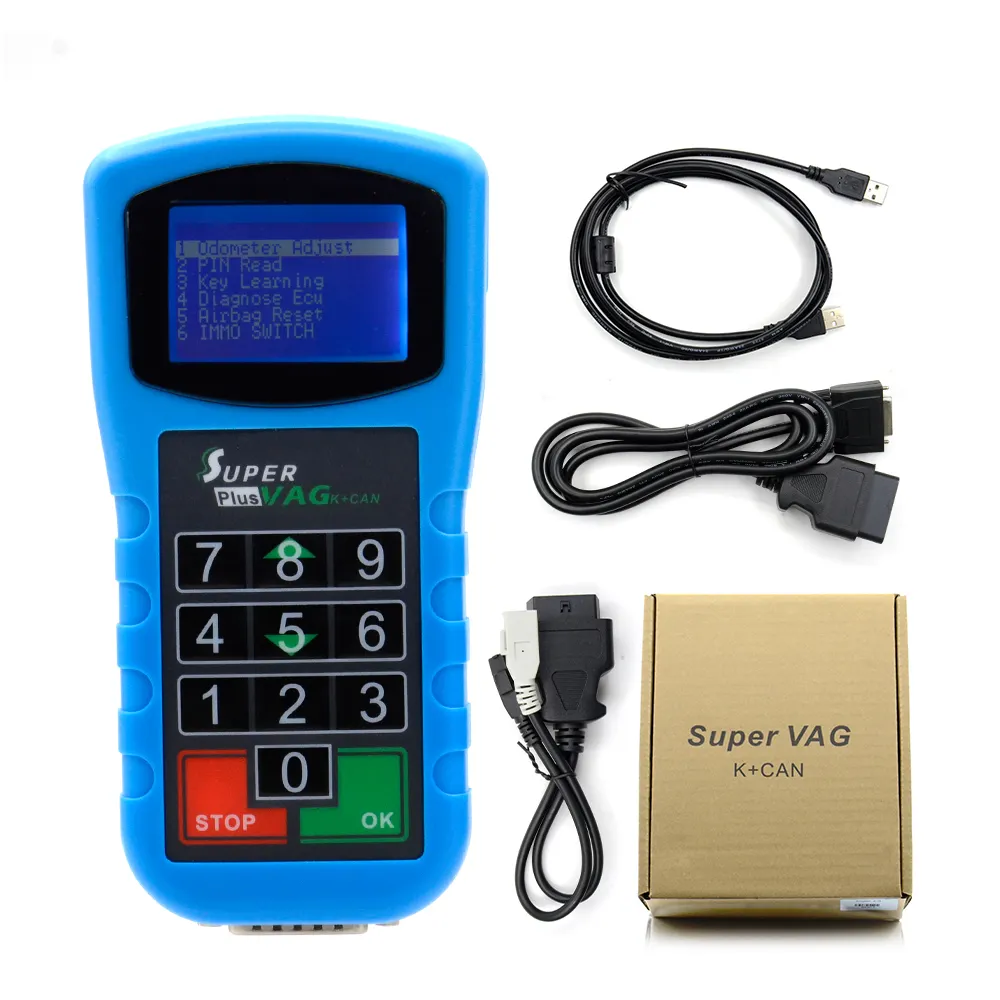 ALL free shipping Super VAG K CAN Plus 2.0 Diagnostic Pin Code Reader For Car Fault Scantool Airbag Set with good feedback