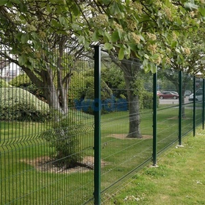 PVC tráng <span class=keywords><strong>50x100</strong></span> kim loại sắt hàn dây lưới hàng rào Thái Lan 3D cong dây lưới hàng rào tấm - Product Image 5