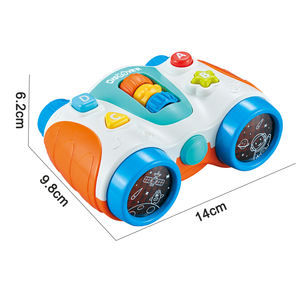QS haute qualité bébé enfants éducatif Instrument de musique jeu jouets en plastique apprentissage précoce télescope jouets avec musique lumière - Product Image 6