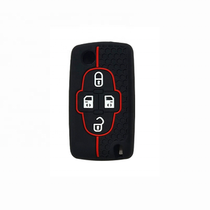Silicone từ xa chính Bìa trường hợp chìa khóa xe cho Peugeot 1007 807 cho <span class=keywords><strong>Citroen</strong></span> C8 4 nút gấp lật - Product Image 1