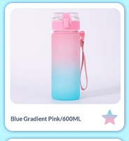 Bouteille d'eau pour enfants DIY avec autocollants de dessin animé, décorations de peinture diamant, résistante aux hautes températures