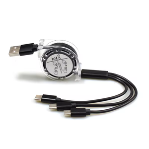 Câble USB 3 en 1 de haute qualité, câble de charge USB 3 en 1, chargeur de téléphone portable multifonction, câble de données USB - Product Image 5