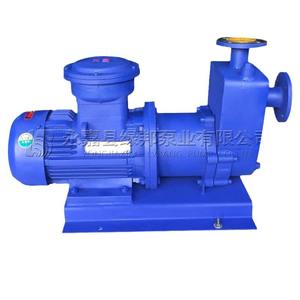 Pompe magnétique auto-amorçante ZCQ en acier inoxydable 37 kW, pompe à entraînement magnétique chimique 4 CV avec faible pression, sans fuite pour l'eau 200 m - Product Image 1