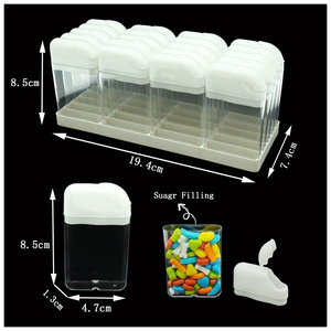 Rỗng Kẹo Đồ Chơi Nhựa PP + PS Container Cứng Kẹo Dispenser Ngọt Ngào Fudge Chủ Đầy Màu Sắc Khuyến Mại Đồ Chơi - Product Image 2