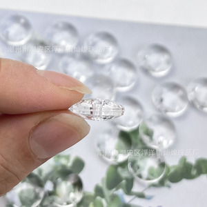 Acrylic Double Hole Round <b>Beads</b> For Jewelry Making 12mm Clear Transparent DIY Craft Supply - Product Image 4
