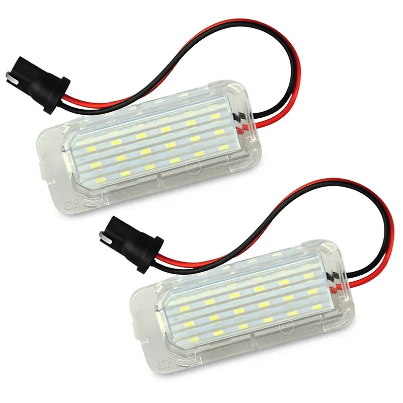 2X Led License Plate Light for Ford Fiesta JA8 08~ C-Max 10~ Focus