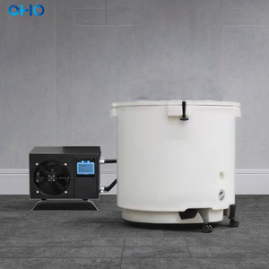 <span class=keywords><strong>OHO</strong></span> Maßgefertigtes 500L/600L Rotationsgeformtes Umweltfreundliches Langlebiges Kunststoff Tragbares Outdoor-Eisfass Badewanne Kaltwasser-Tauchbecken - Product Image 6