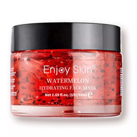 Masque hydratant exfoliant de marque privée en gros pour le nettoyage du visage 50g/masque personnalisé de gel de gelée de pastèque