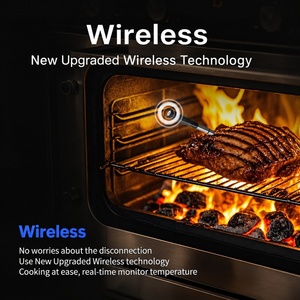 NEWEST <strong>Smart</strong> Wireless Meat Thermometer Thermometer with Dual Stainless Steel Probes IP67 Waterproof Oven Grill <strong>BBQ</strong> Thermometer - Product Image 5