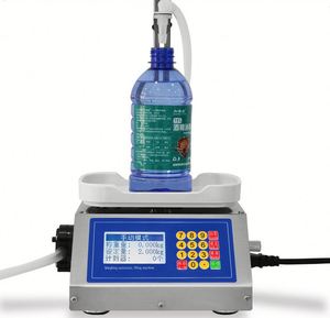 Semi-automatic Liquid Filling Weighing Machine for Bottles Containers Beverage <b>Wine</b> and Shampoo Packaging - Product Image 1