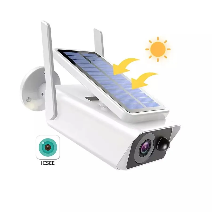 New Arrival 3mp Wifi Outdoor Security System Solar smart Wireless Camera