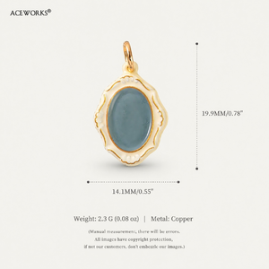 Colgante de Garra de Latón Esmaltado Chapado en Oro de 18K, Estilo Mueble en Miniatura, Moderno, Unisex, para Fabricación de Joyas y Abalorios para el Hogar - Product Image 6